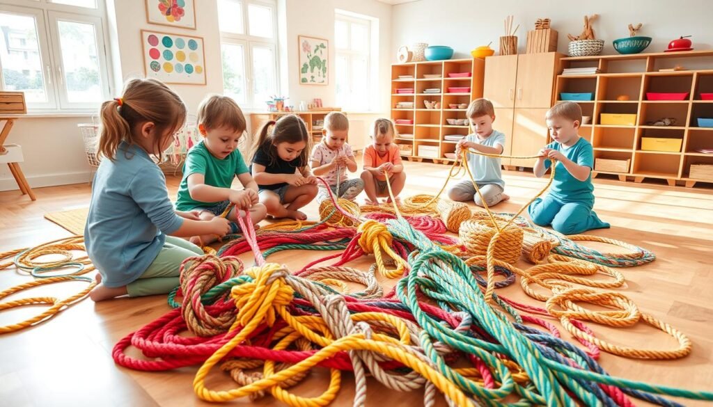 actividades grupales Montessori