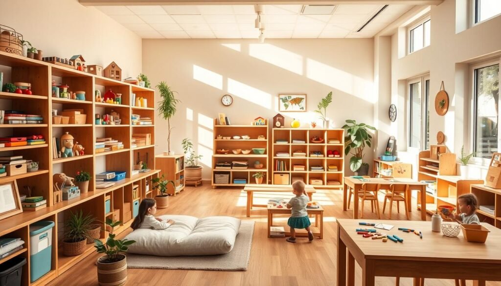 ambiente de aprendizaje Montessori