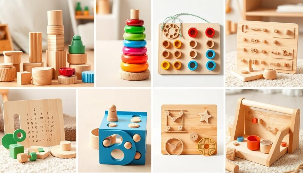 características juguetes Montessori