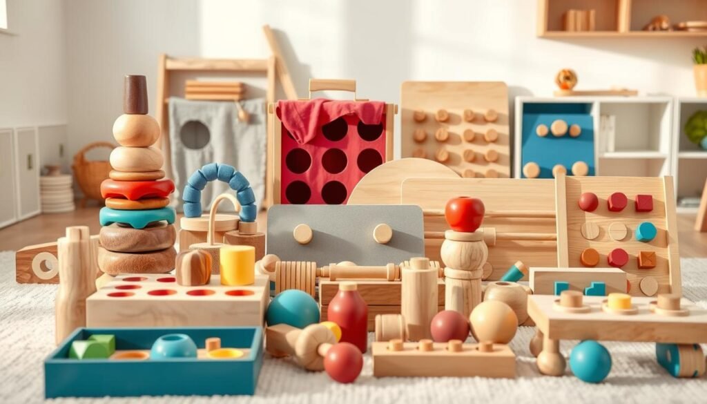 características juguetes Montessori