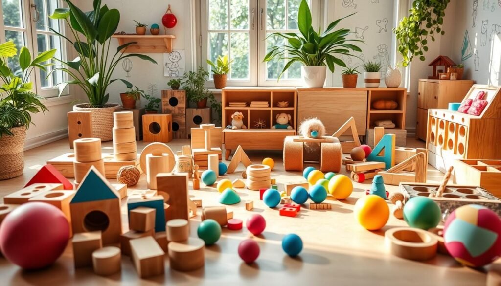 creatividad e imaginación en juguetes Montessori