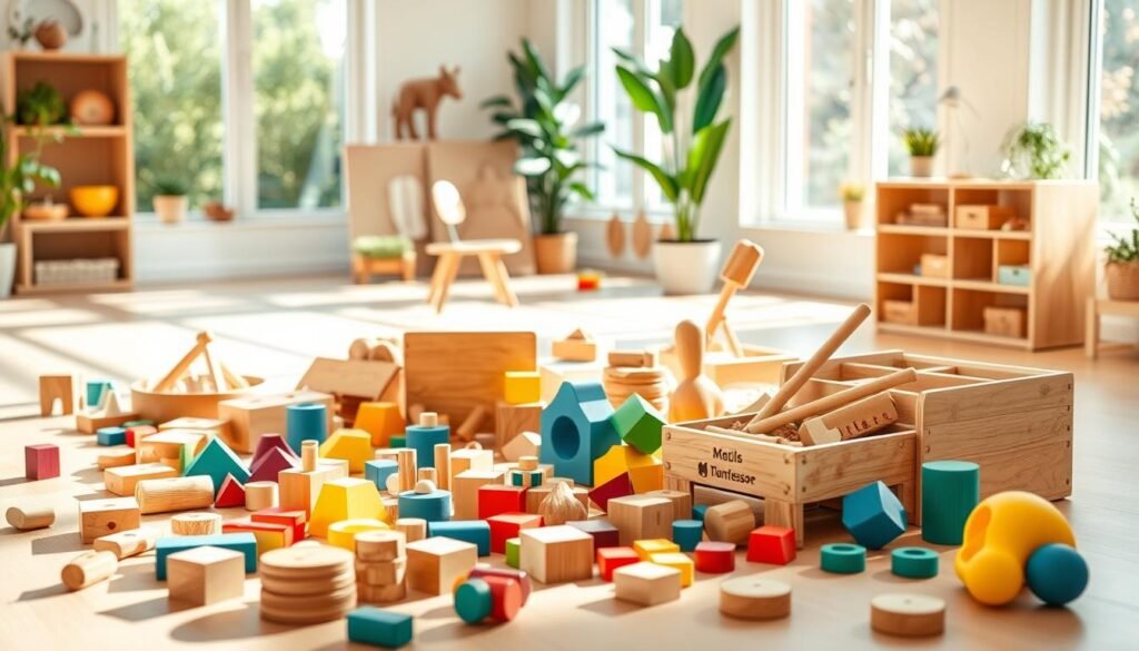 desarrollo integral a través de juguetes Montessori