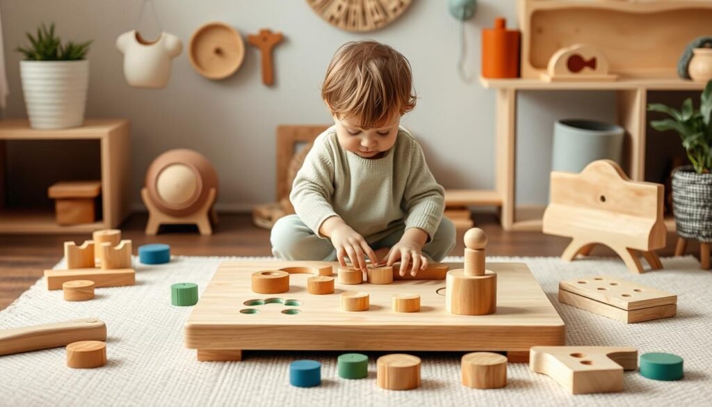 diseño de juguetes en la educación Montessori