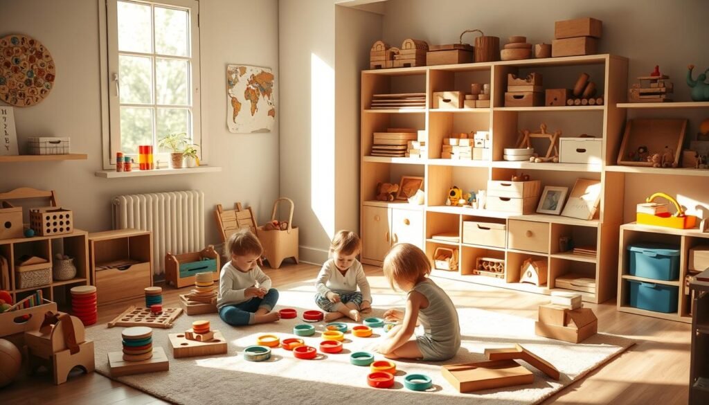 elección de juguetes Montessori