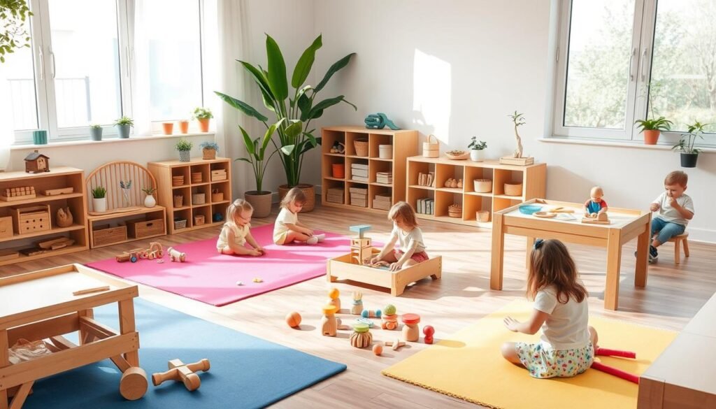 juego libre en la educación Montessori
