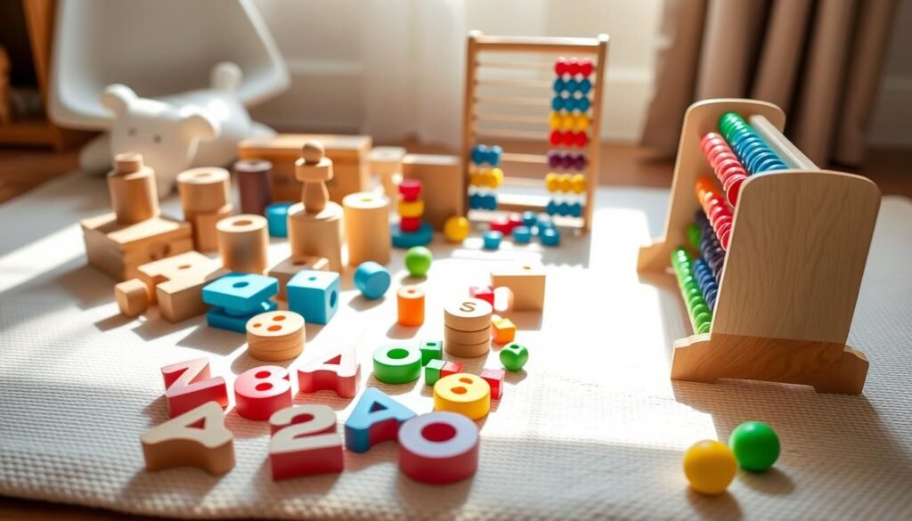 juguetes Montessori contar