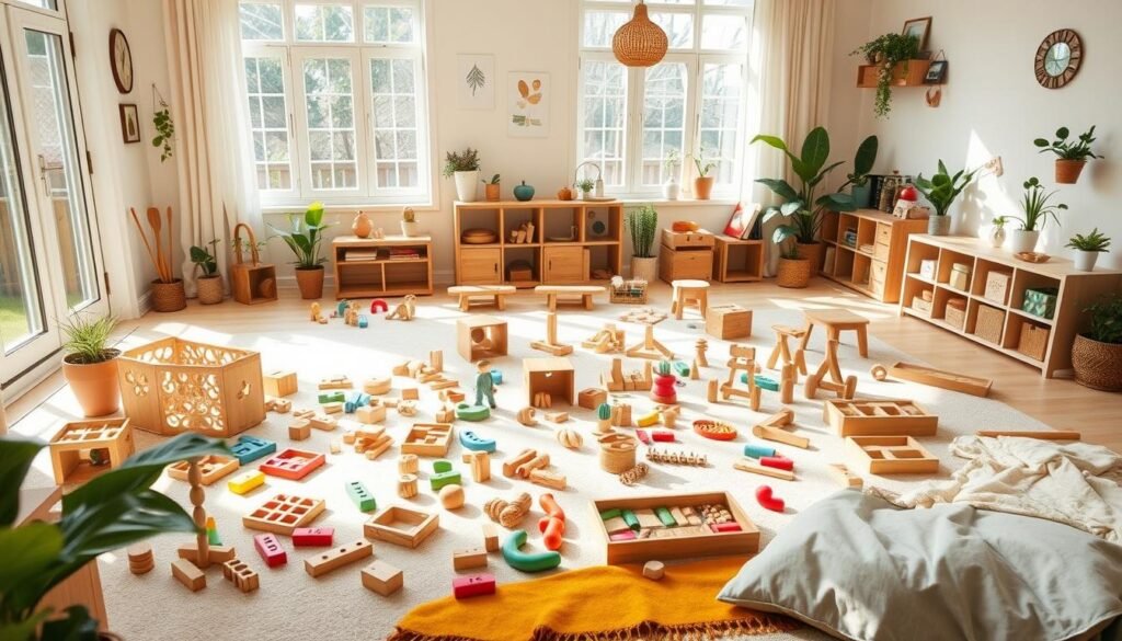 juguetes Montessori en casa