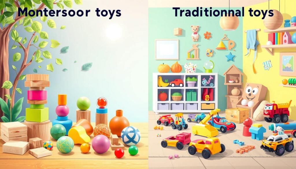 juguetes Montessori vs tradicionales