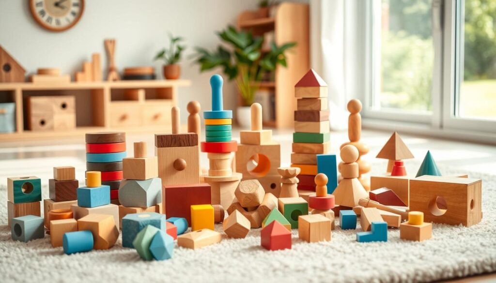 juguetes de madera Montessori