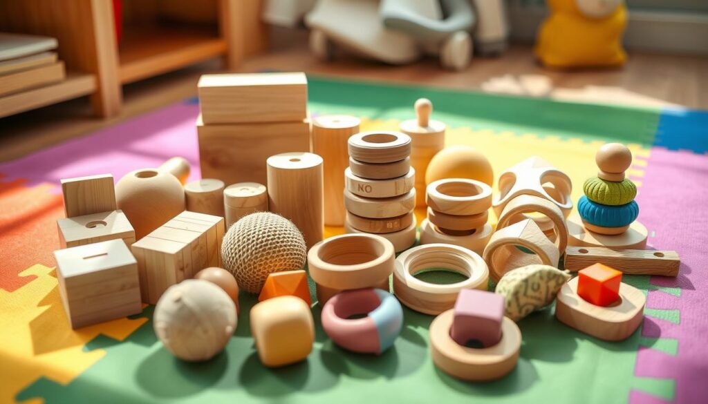 juguetes sensoriales Montessori