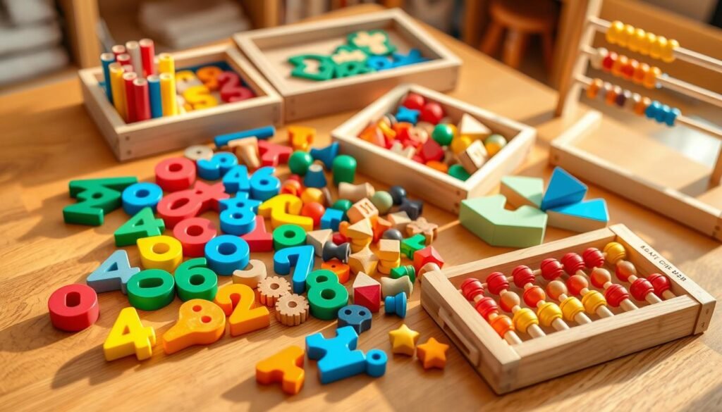 materiales matemáticas Montessori