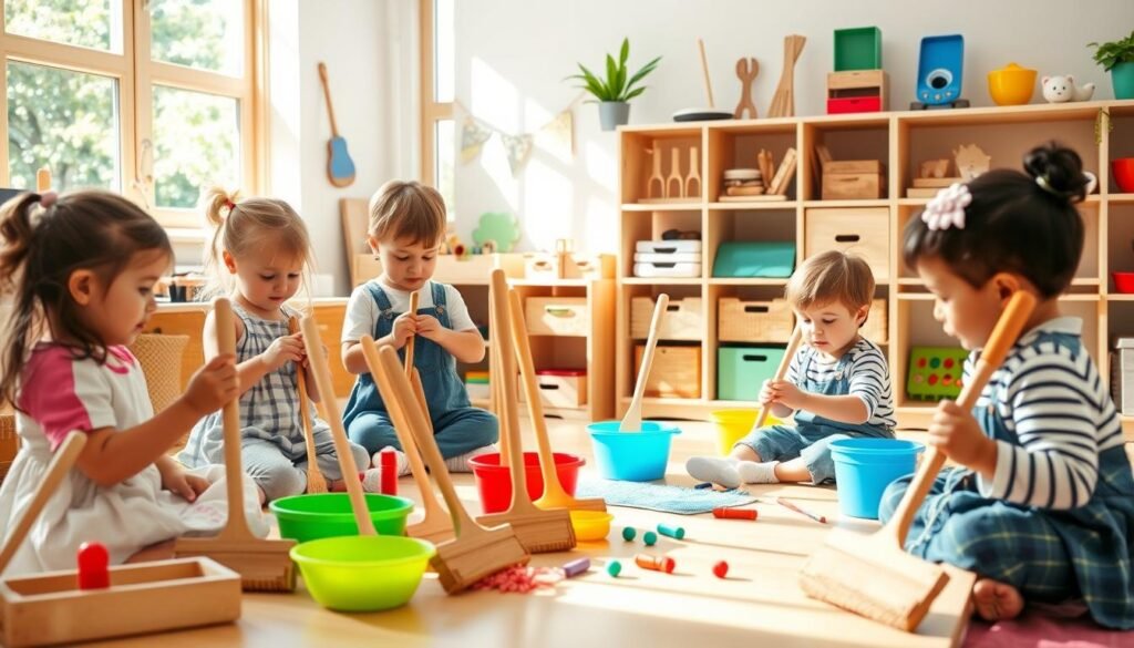 método Montessori limpieza en la educación infantil