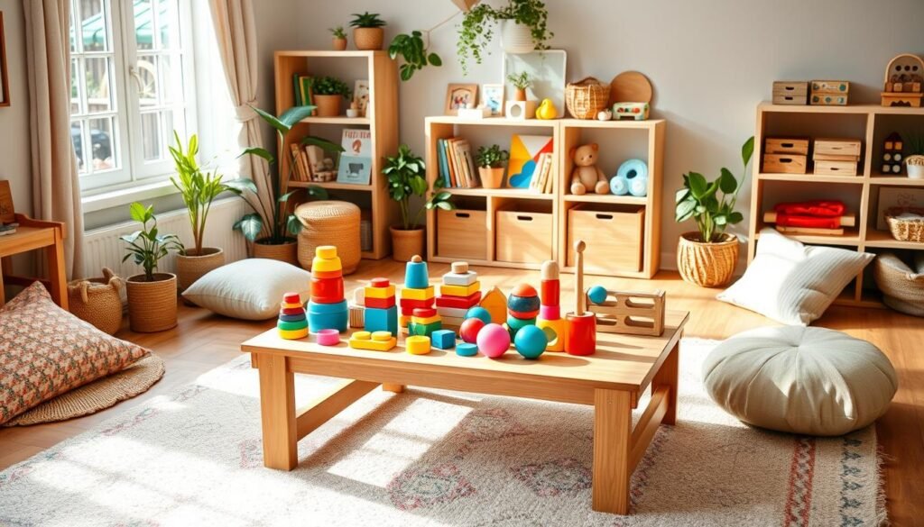 presentación de juguetes Montessori