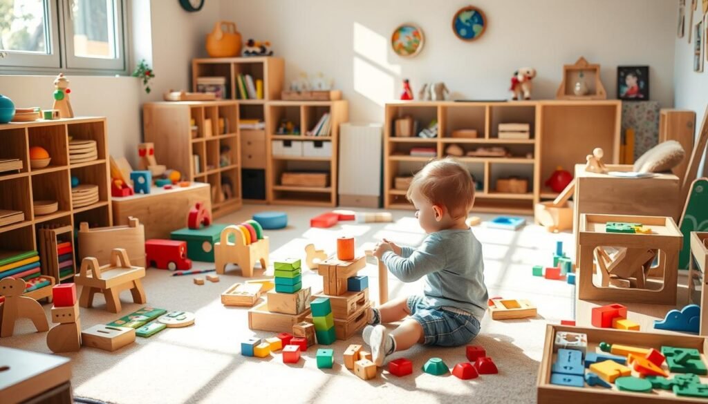 resolución de problemas con juguetes Montessori