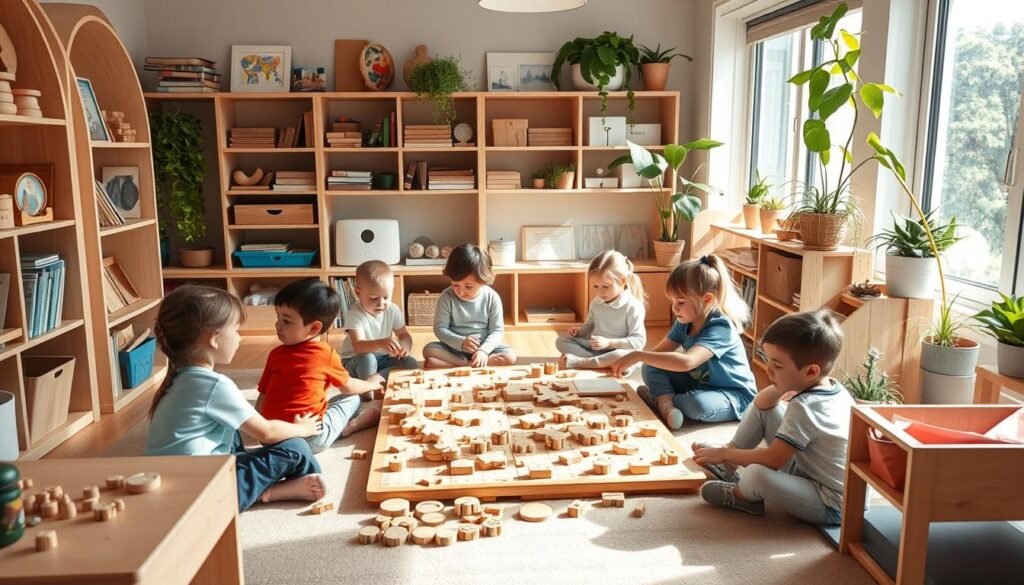 trabajo en equipo Montessori