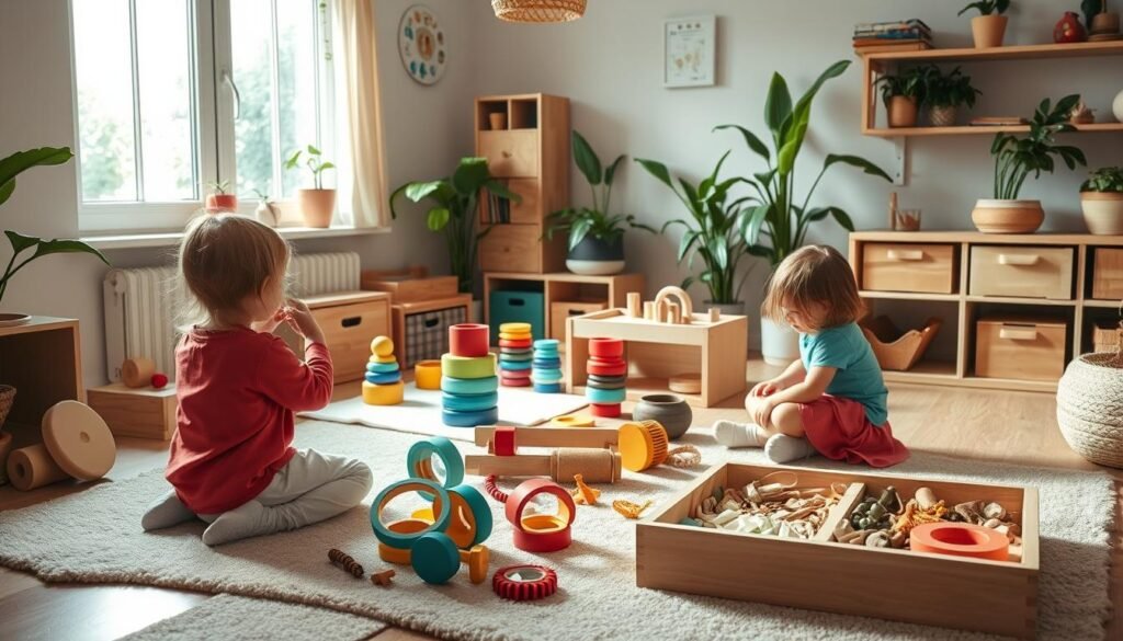uso de juguetes Montessori