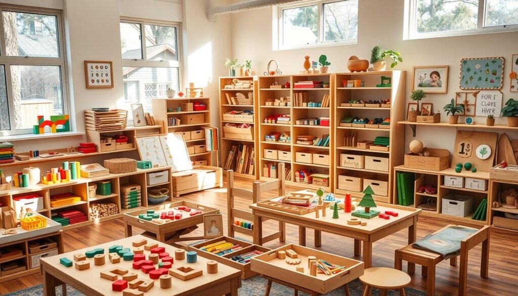 Montessori materiales escolares